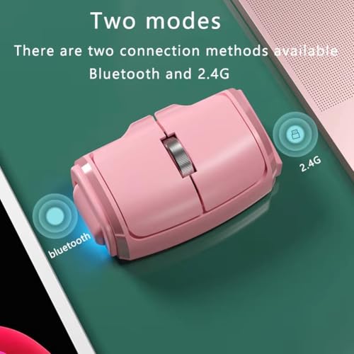 Mini mause double usage rechargeable dual mode horizontal vertical sans fil - 7