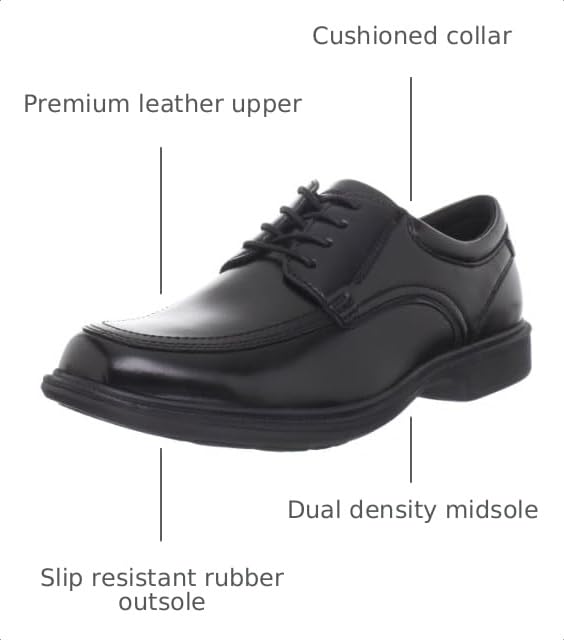 Image of Nunn Bush Bourbon Street Moc Toe Oxford with KORE Slip Resistant Walking Comfort Technology
