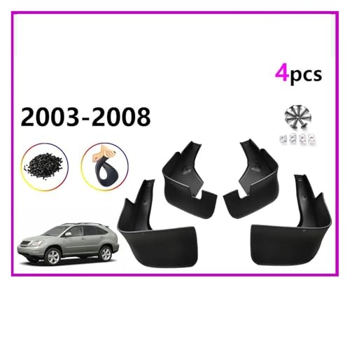 Guardabarros para Lexus Harrier RX 2003-2008 XU30 protectores contra salpicaduras 5