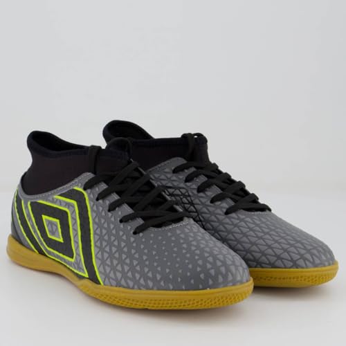 Chuteira Umbro Mutant Futsal Juvenil Cinza