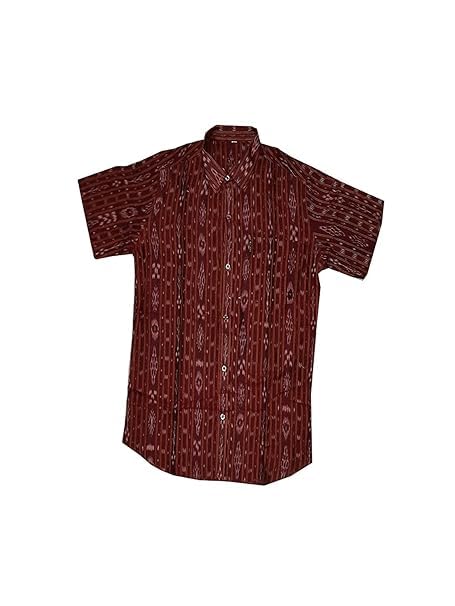 Image of Odisha Handloom 100% Pure Cotton unstitched Sambalpuri Pasapali Shirt fabric for Men /Boys Odisha Traditional kurta Soft & Breathable Natural Cotton fabric