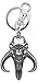 Star Wars The Mandalorian Mudhorn Skull Pewter Key Ring