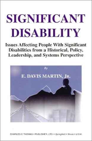 Significant Disability: Issues Affecting People With...
