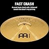 Meinl Cymbals HCS Crash Cymbal 14 inch (Video) for Drum Set (35,56cm) Traditional Finish Brass, Made in Germany (HCS14C) #1