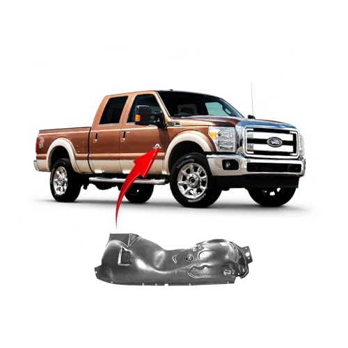 Image of FitParts For Ford F-250 /F-350 2011-2016 Front Right Fender Liner | Passenger Side, Plastic, Ready to Install, OEM BC3Z16054B, FO1249156