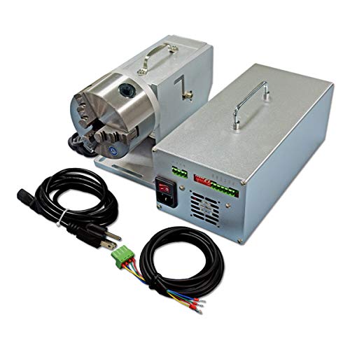 100mm Three-jaw Rotary Axis Rotary Attachment for Fiber Laser Engraver