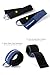 Fitgriff® Ankle Straps V2 for Cable Machine (2 Pieces) - Gym Workout Equipment - Leg Pulley Attachment, Kickback Straps (Blue)