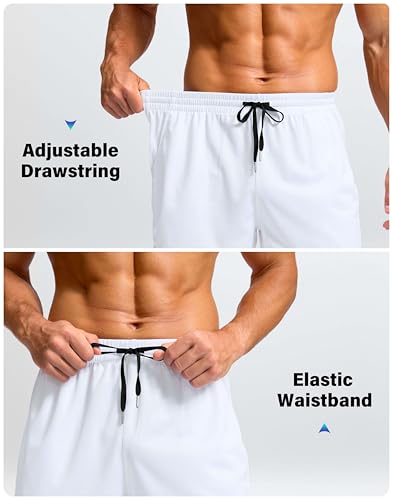 Image of G Gradual Men's Athletic Workout Shorts with Pockets 5 inch /7 inch /9 inch Lightweight Quick Dry Gym Basketball Running Shorts for Men