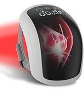 yiget Infrared & Red Light Therapy for Knee Joint Pain Relief Device,Heated Knee Brace Massager f...