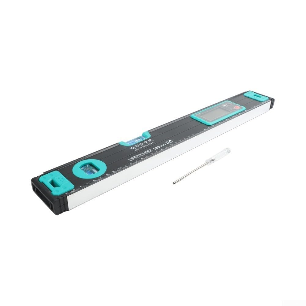 Goniometro Digitale 300mm Livella Elettronica LCD Precisione ±0.05° per Muratori Rilevazione Angoli (500mm)