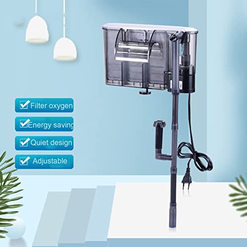 SOUSLOW Filtro per Acquario, Acquario Sommergibile Filtro a Cascata di 800L / H - Image 7