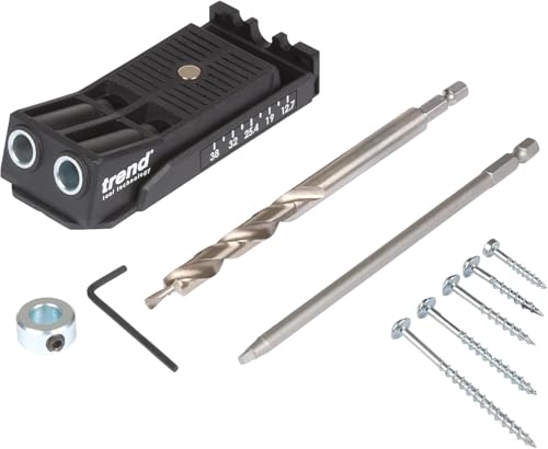 Trend Portable Twin Pocket Hole Jig, PH/JIG/C