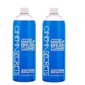 Cinema Secrets Professional Makeup Brush Cleaner, 32 fl oz pack of 2, Vanilla
