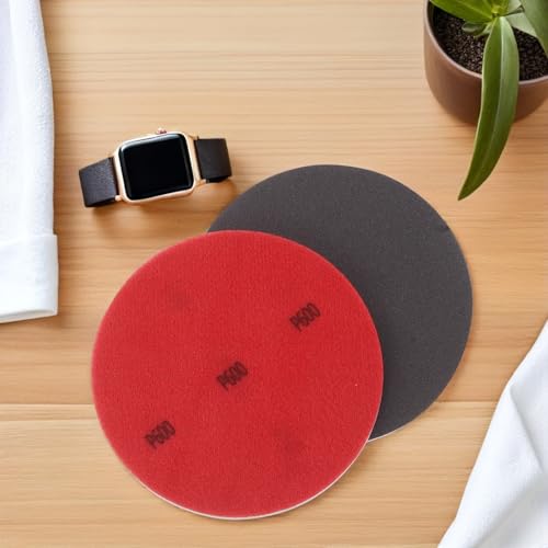 Kit de lijado para bolas de boliche: solución a rayas y suciedad con 20 almohadillas rojas 5