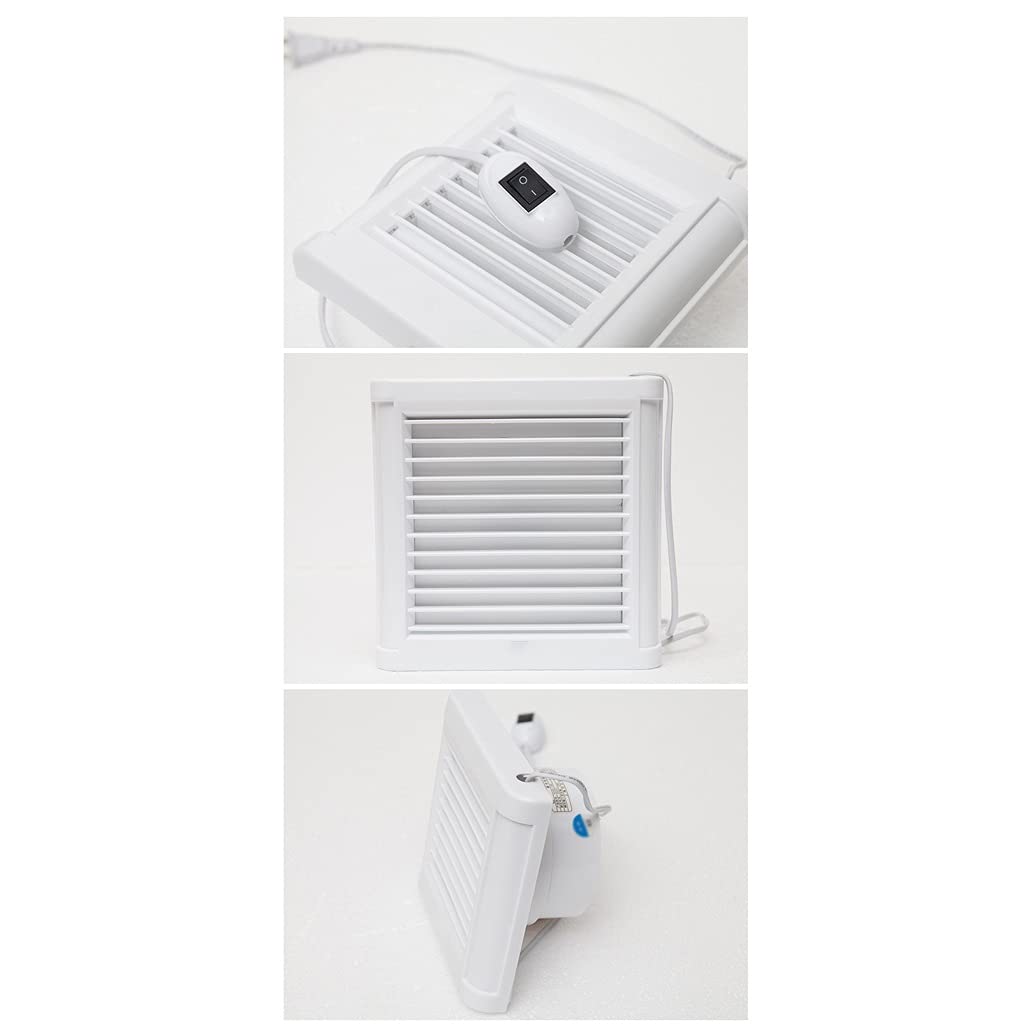 Ventilatore di aspirazione per bagno muto impermeabile da 4/6 pollici Ventilatore potente per ventole di ventilazione per finestre da cucina (dimensioni : 4inch)