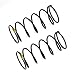 Team Associated Front Shock Springs, Yellow, 4.30 lb/in, L44mm, ASC91834