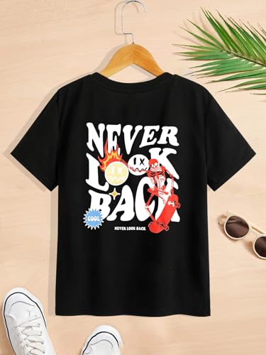 Image of Dagcros Half Sleeve Round Neck Cotton Tshirt for Boys