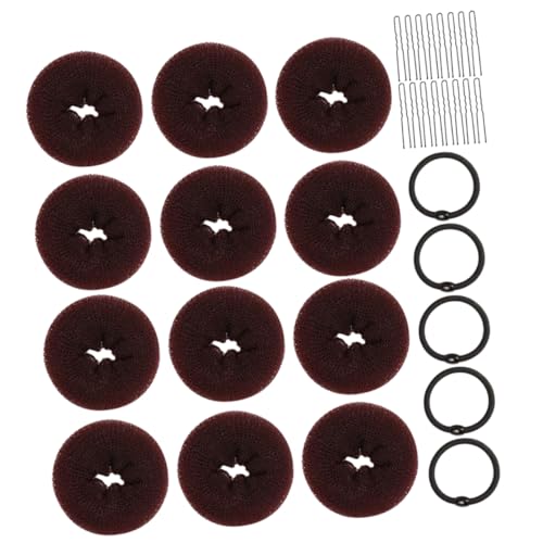 HAMPPLIES Donut Hair Bun Maker para Mujer y Niña Herramienta de para Moños Elegantes Accesorios Duraderos para Bodas Oficina y Diario para Cabello y Cuidado