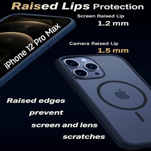 Image of AIBEX Back Cover Case for Apple iPhone 15 Pro MagSafe Compatible | Slim Case with Wireless Charging Support | Anti-Scratch, Shockproof, Anti-Fingerprint & Lightweight Military Protective Cover - Black