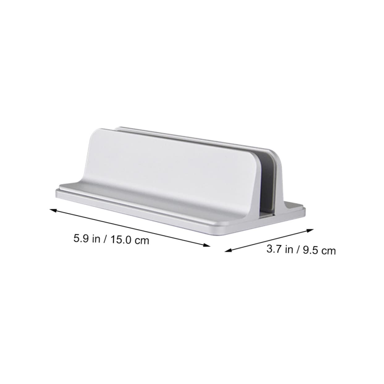 1pezzi Supporto Laptop Verticale Regolabile Di Organizer Da Scrivania Elegante e Funzionale Per Laptop e Libri Ottimizza Lo Spazio e Riduce Graffi