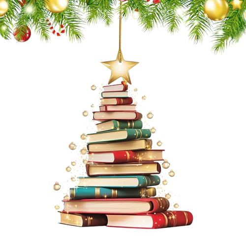 Weihnachtsbaum Anhänger, Weihnachtsbaum Form Bücherregal Anhänger,...