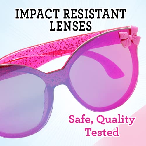 Image of ARKAID Jojo Siwa Glasses Stylish, Comfortable & Durable UV-Protective Little Girl Sunglasses with Soft Jojo Siwa Glasses Case - Official Nickelodeon Jojo Stuff for Girls