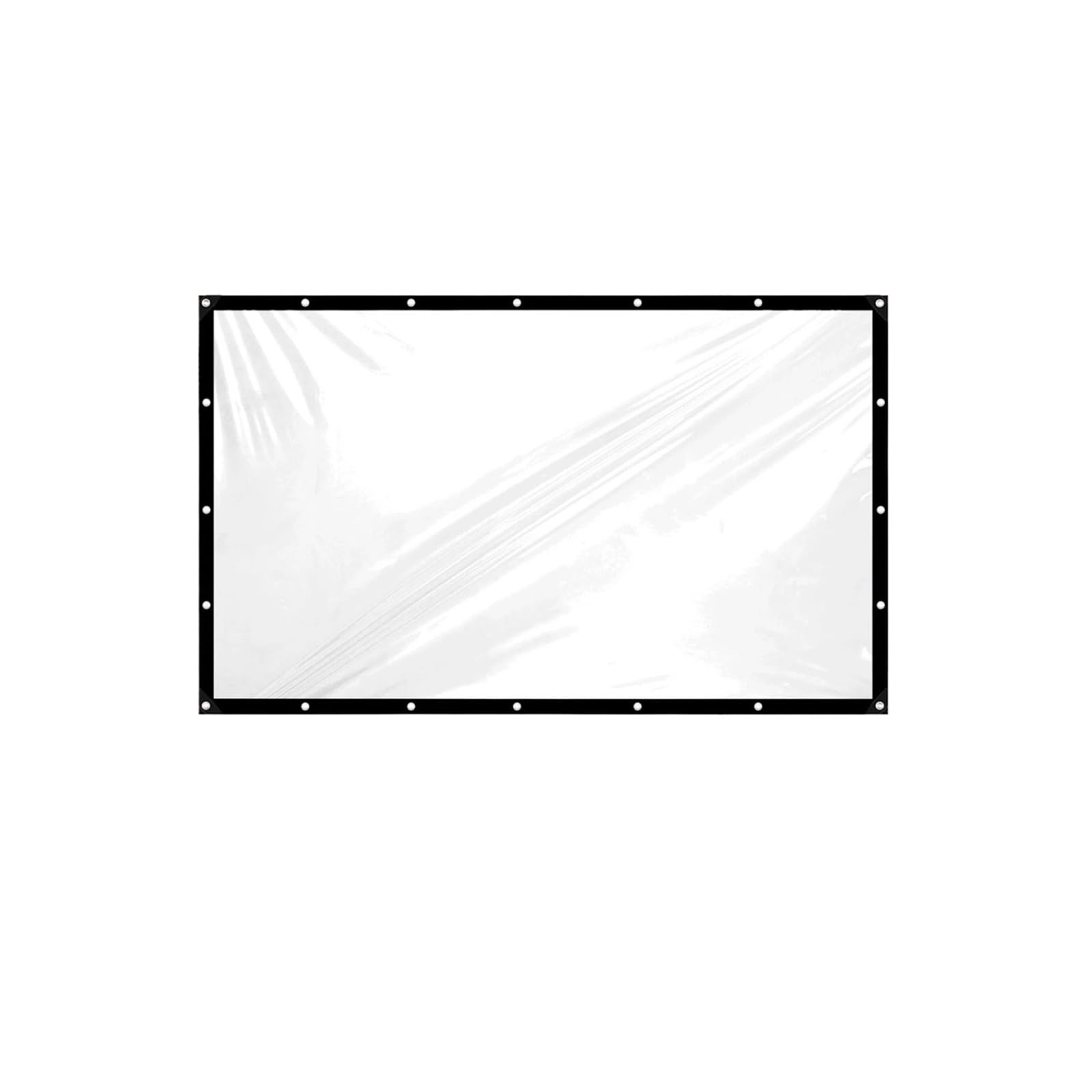 1PC 8 Mil Thickened Transparent Tarpaulin Sealing Ring Porch Canopy Rainproof Roof Courtyard Sun Shade Rain Cover Garden Plant(200cm-500cm)