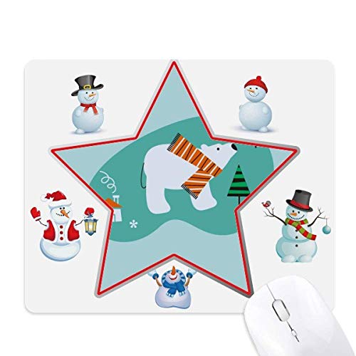 Tapis de souris ours et bonhomme de neige de Noël, le cadeau idéal de fin d'année