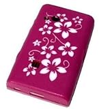  ATM ENTERPRISES MTA – Carcasa de Silicona para Sony Ericsson X10 Mini Pro Rosa, diseño de Flores