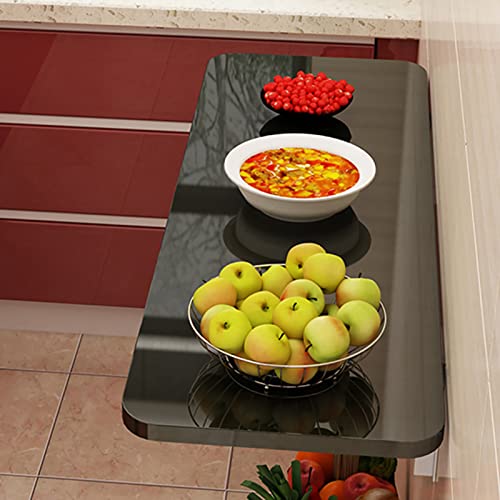 GXXINGIN Mesa de Trabajo Plegable montada en la Pared, Mesa Plegable para lavandería para Espacios pequeños, Escritorio Plegable de Madera, Mesa de Pared, Escritorio Flotante, Escritorio de computado