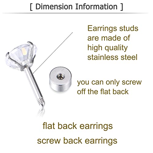 MODRSA 20g 16g Cartilage Earrings for Women Silver Gold Helix Piercing Jewelry Surgical Steel Hypoallergenic Flat Back Earrings Cartilage Hoop for Women Forward Helix Earring Tragus Jewelry Screw Back3