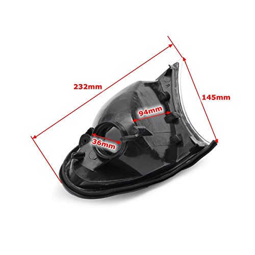 Feux d'angle pour E46 Série 3 4DR transparents pour un éclairage latéral net - 3