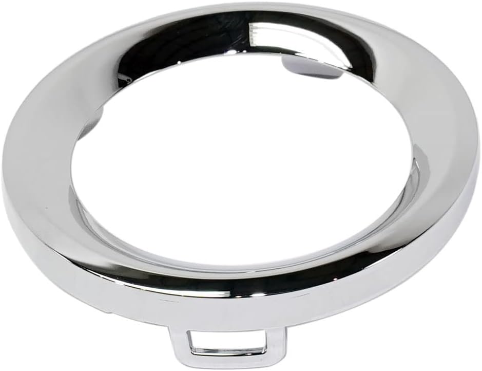 For Jeep Renegade 2019 2020 2021 Fog Light Trim Passenger Side | Round | Chrome | ABS Plastic | Replacement For CH1039208 | 6VN96SZ0AA