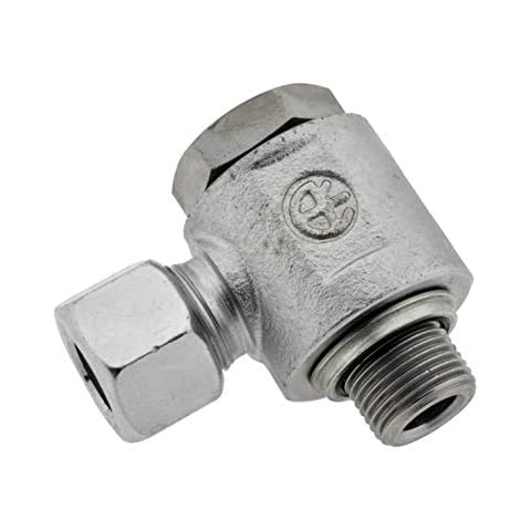 Winkel - Schwenkverschraubung 12 L-G 3/8", Stahl verzinkte Schneidringverschraubung leichte Baureihe Cover