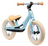 BIKESTAR Magnesium (superleicht) Kinderlaufrad Lauflernrad Kinderrad für Jungen und Mädchen ab 3 - 4 Jahre | 12 Zoll Kinder Laufrad Cruiser Ultraleicht | Blau | Risikofrei Testen
