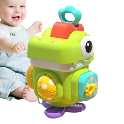 Yonuaret Juguetes De Dinosaurios para Niños - Pelota De Actividades para Niños Pequeños,Juego De Cubo Sensorial para Coordinación Mano para Y Niñas Preescolares En Viajes Escuela Y Hogar