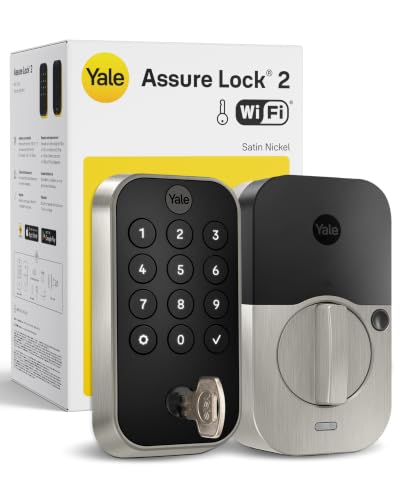 Yale WiFi Smart Lock Deadbolt with Keypad, Keyless Entry, Satin Nickel