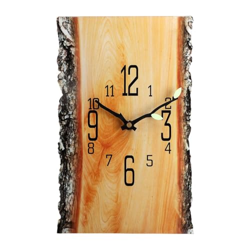 Horloge murale rectangulaire haut de gamme avec affichage annuel pour loft - 2