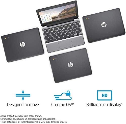 2018 HP 11.6” HD IPS Touchscreen Chromebook with 3x Faster WiFi - Intel Dual-Core Celeron N3060 up to 2.48 GHz, 4GB Memory, 16GB eMMC, HDMI, Bluetooth, USB 3.1, 12-Hours Battery Life (Renewed)