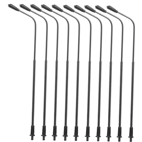 OHPHCALL 10 Pack 1:150 Scale Model Street Lamps with Single Head Outdoor Decorative Led Lamps Random Color