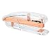 Zodaca [Deluxe Acrylic Design] Stapler, 15 Sheets Capacity, Clear/Rose Gold