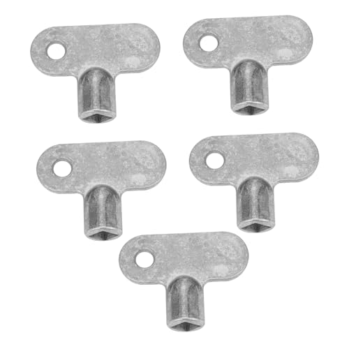 DIYEAH 1 Jeu Clé De Purge Pour Radiateur De Carrées Pour Robinet De Radiateur Outils De Plomberie Durables Pour Chauffage Central 5 Pièces