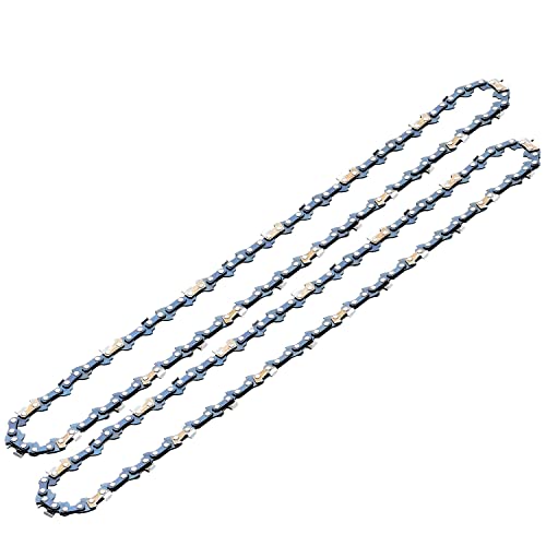 MAXMAN Sägeketten 3/8" 1,3 mm 52 Treibglieder 35 cm Ersatzkette (2 Sägeketten) Schwert Vollmeißel kompatibel mit Oregon Bosch Dollmar Hitachi Echo Einhell Makita Husqvarna u. andere Cover