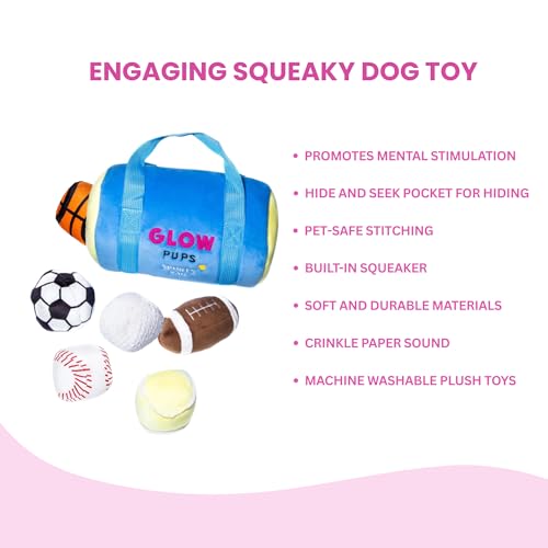 Set de Juguetes Glow Pups para Perros - 7 Piezas miniatura 3