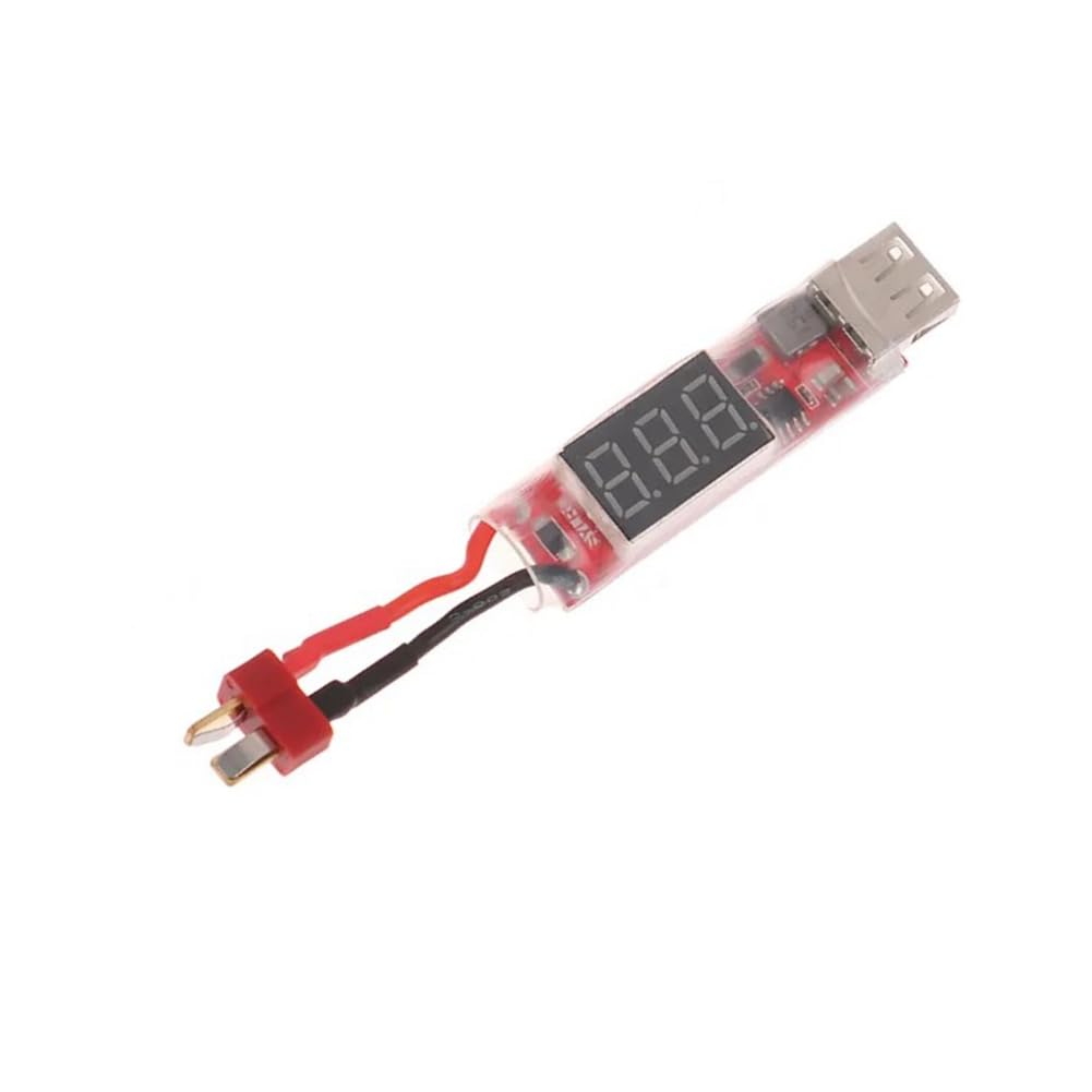 Batteria Lipo da 2S a 6S XT60 Spina a USB 5V 2A Adattatore convertore caricabatterie LCD XT60 spina Batterie Controller remoto 2S-6S
