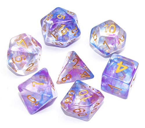 HD Polyhedral Dice Sets DND Game Dice for Dungeons and Dragons(D&D) Role Playing