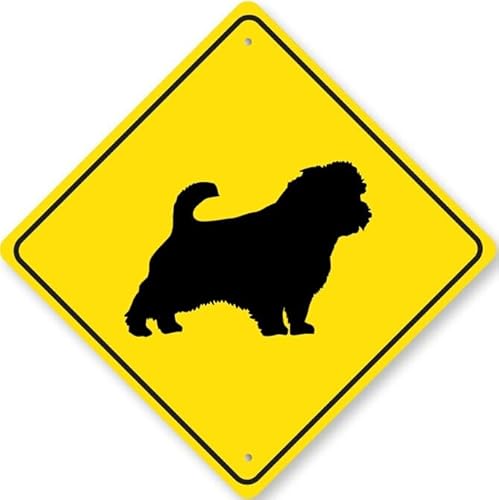 Norfolk Terrier Dog Diamond Metal Sign Pet Animal Themed Lover Decor Canine K9