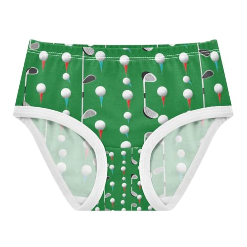 Golf Clubs Golf Balls Toddler Girls's Underwear 2T 202c1312