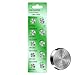 SKOANBE1card X10PCS LR41 AG3 392 384 192 1.5V Coin Button Cell Batteries