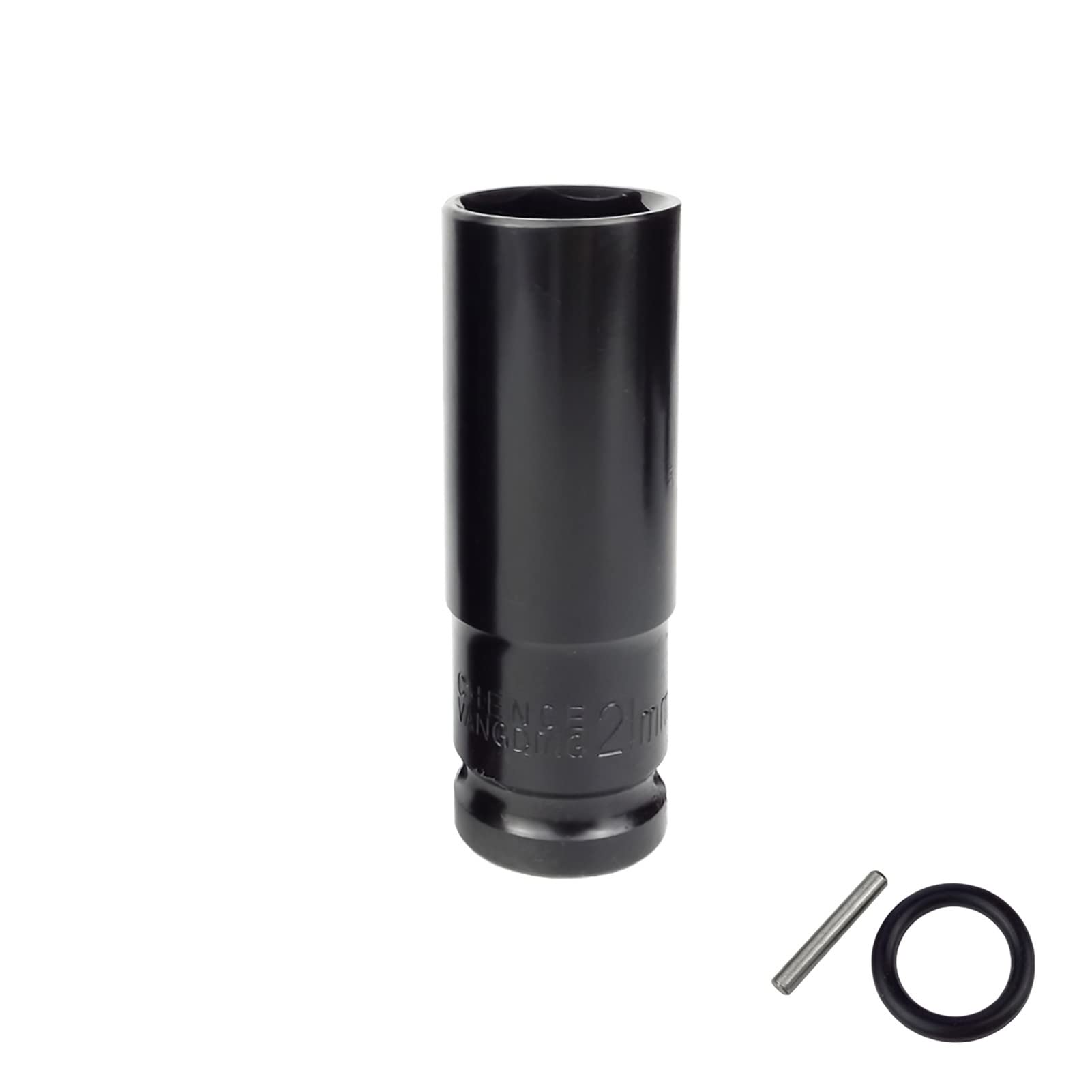 Jeu de douilles à choc profondes 3 pièces avec entraînement métrique 1/2", adaptateur de clé solide et robuste pour outils manuels et outils de réparation (couleur : 78 x 11 mm) (78 x 21 mm)